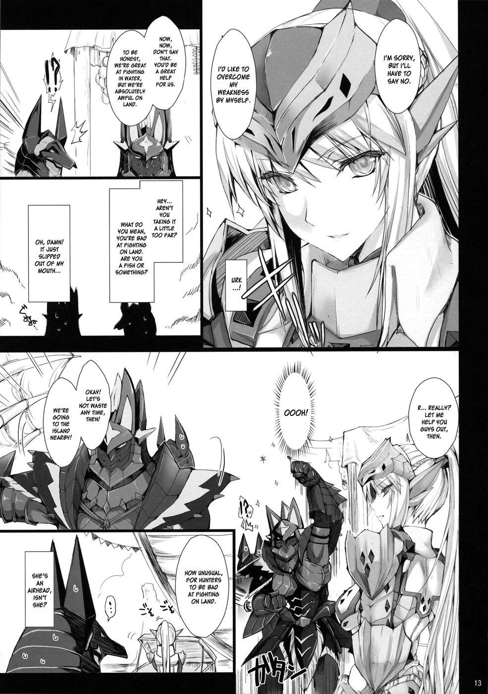 Hentai Manga Comic-Monhan no Erohon-Chapter 12-13